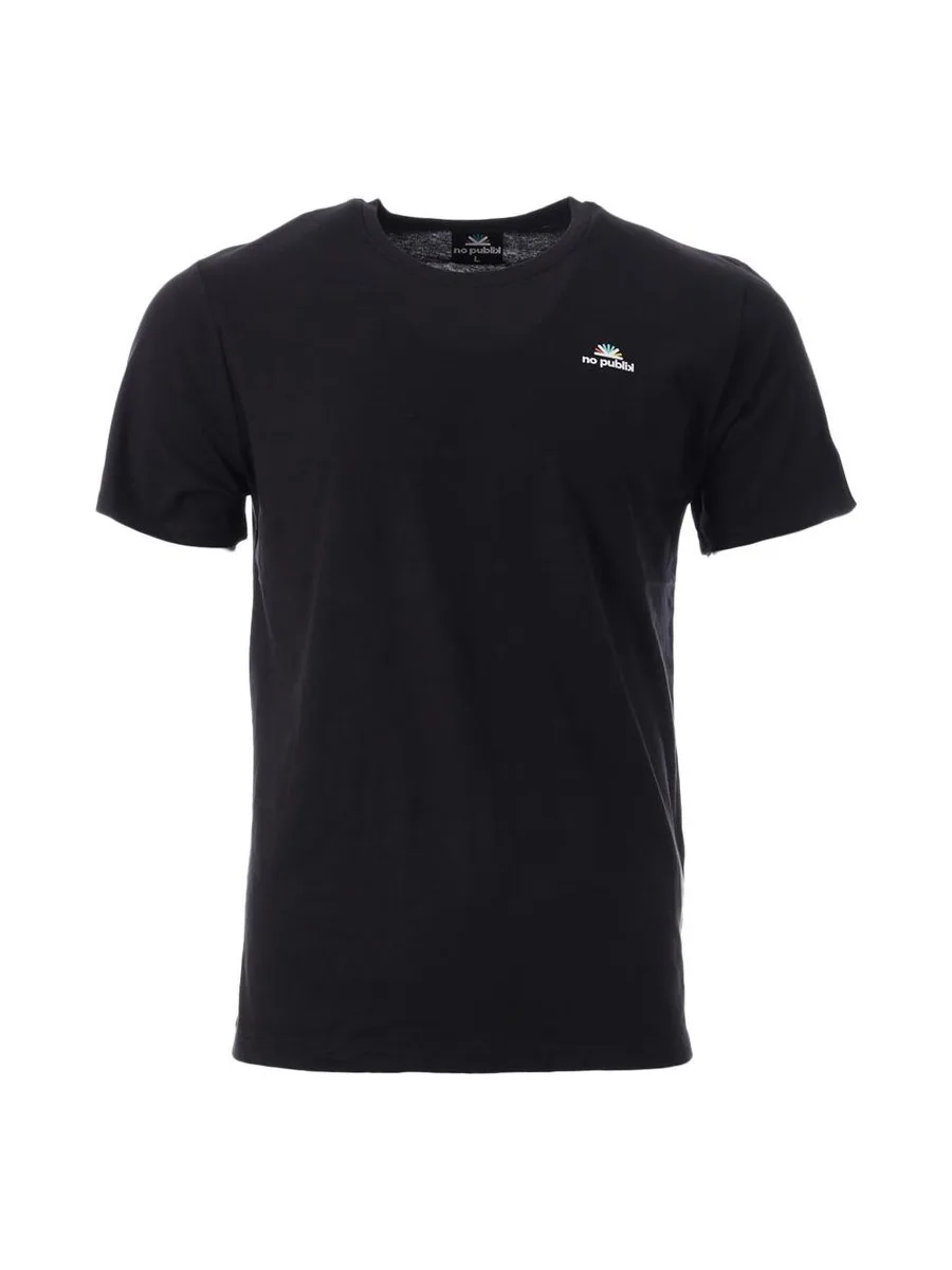 T-shirt Noir Homme No Publik Brand 2
