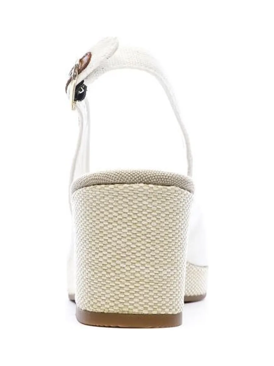 Sandales Blanches Femme Tommy Hilfiger Flag 4