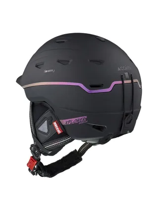 Casque de Ski Noir/Rose Femme Cairn Xplorer Rescue Cameleon 2