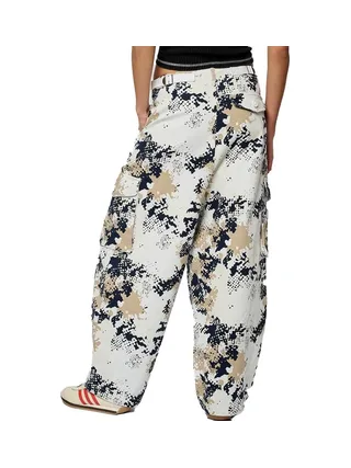 Jean Baggy Blanc/Noir Femme Kaporal Vener 2