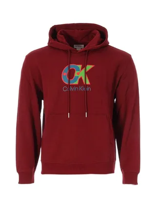 Sweat Bordeaux Homme Calvin Klein Jeans Terrys 1