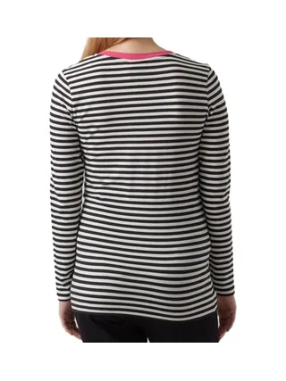 T-Shirt Blanc/Noir Femme Mamalicious Gisela 2