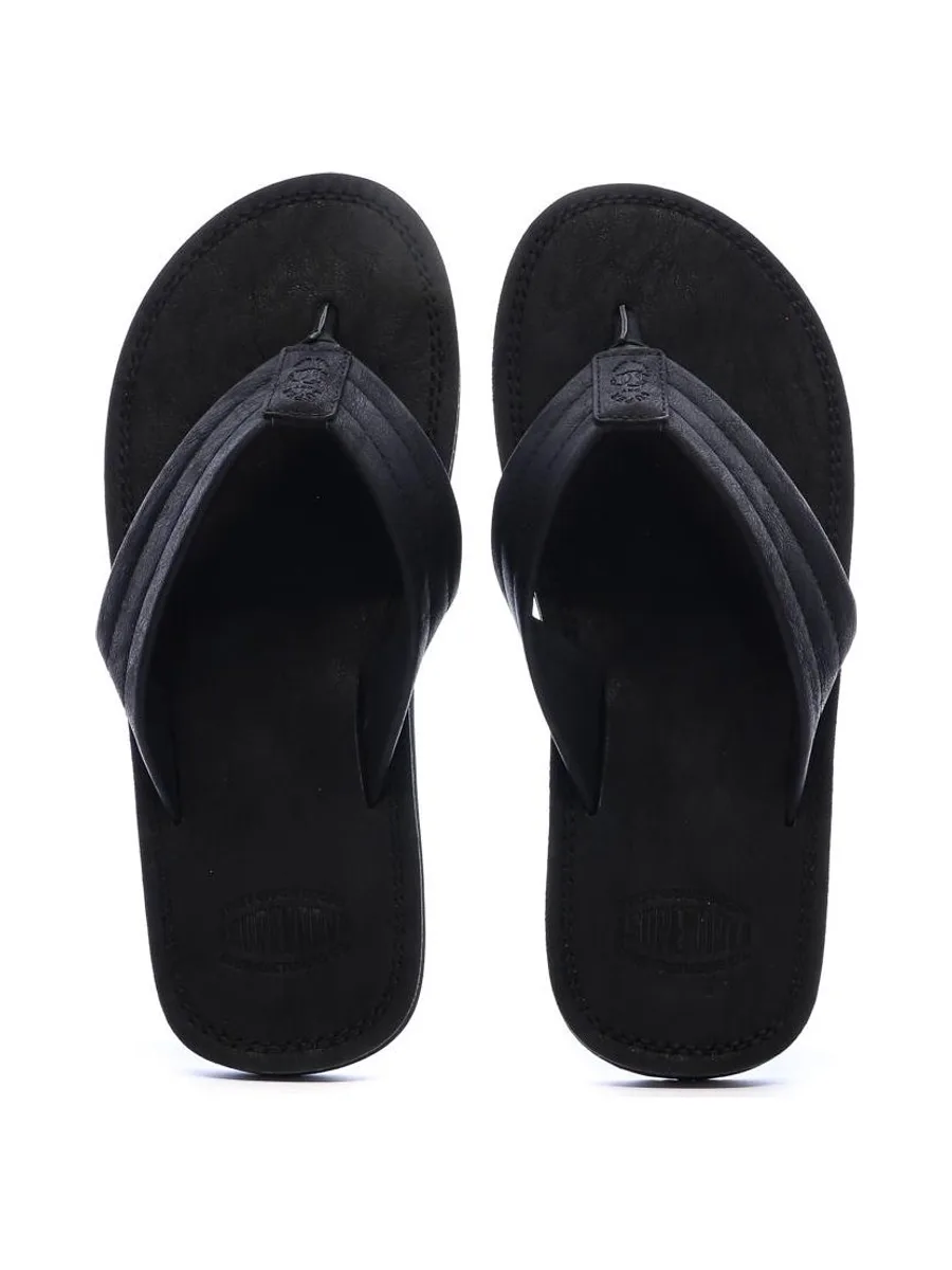Tongs Noir Homme Superdry Vintage Flip Flop 4