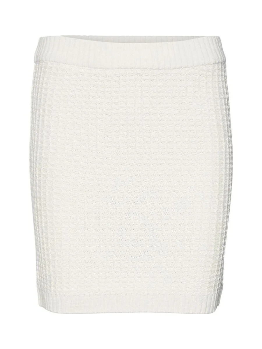 Jupe en Maille Écru Femme Vero Moda Omega 2
