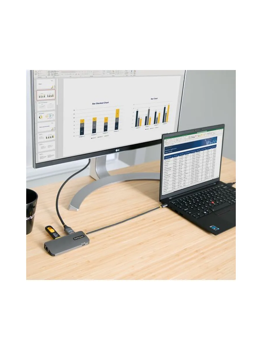 USB C Multiport Adapter 4K 60Hz HDMI PD 10