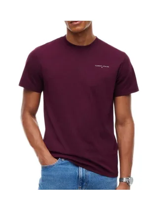 T-shirt Bordeaux Homme Tommy Hilfiger Tjm Slim Linear 1