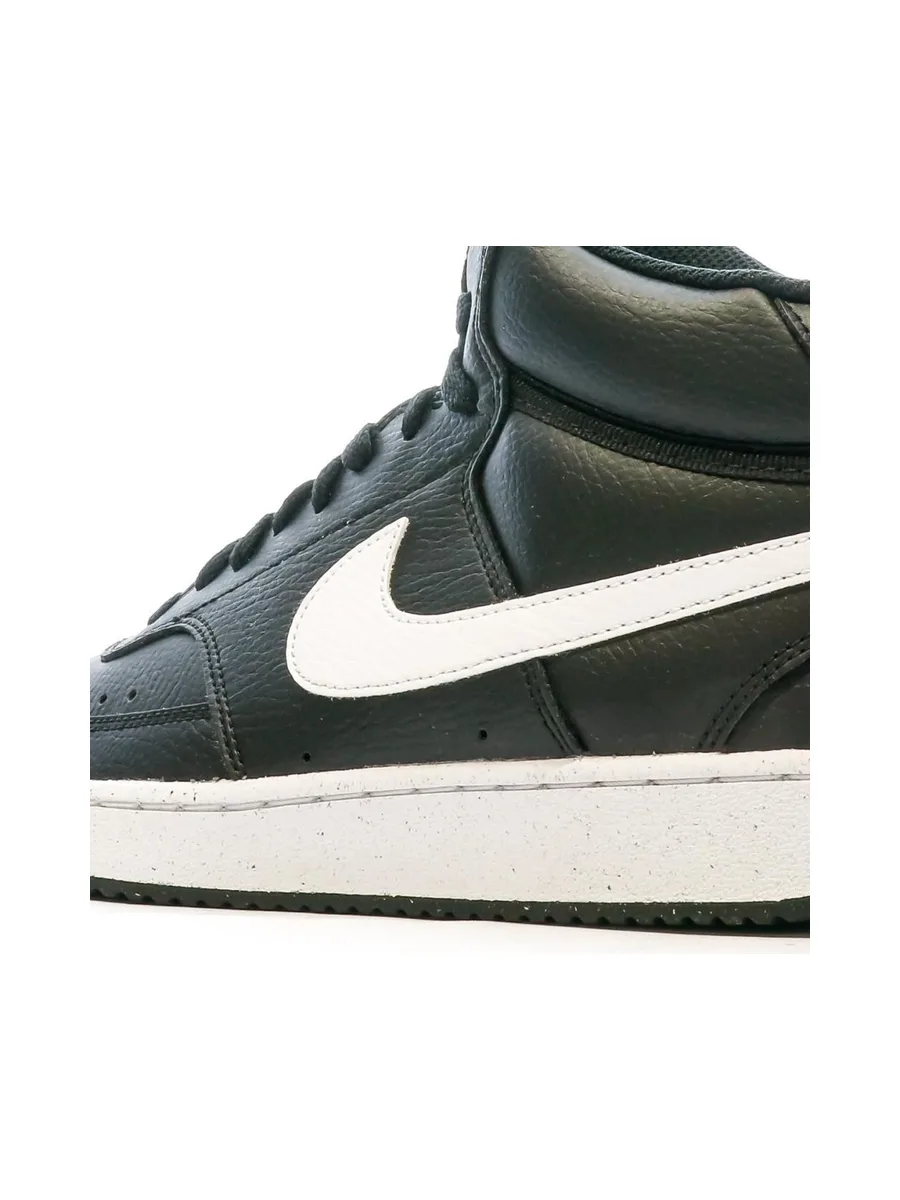 Baskets Noires/Blanches Homme Nike Court Vision Mid 8