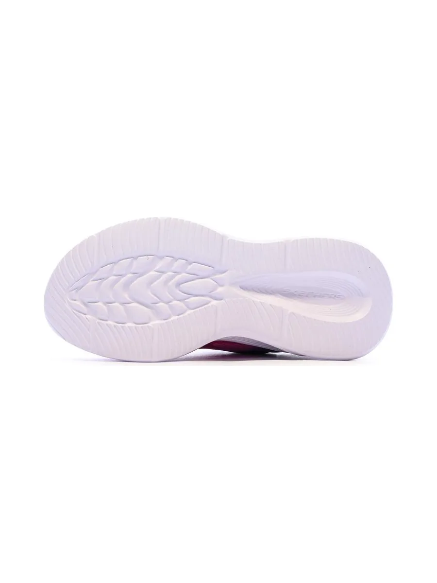 Baskets Roses/Noires Fille Skechers Sola Glow01 6