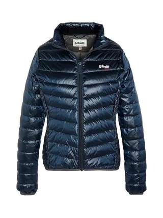 Doudoune Bleu Femme Schott BAKERSHW 1