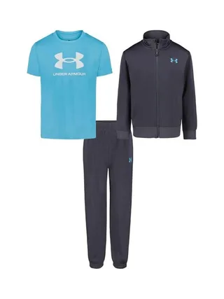 Ensemble Survêtement 3 pièces Marine/Turquoise Garçon Under Armour Brawler Track 1