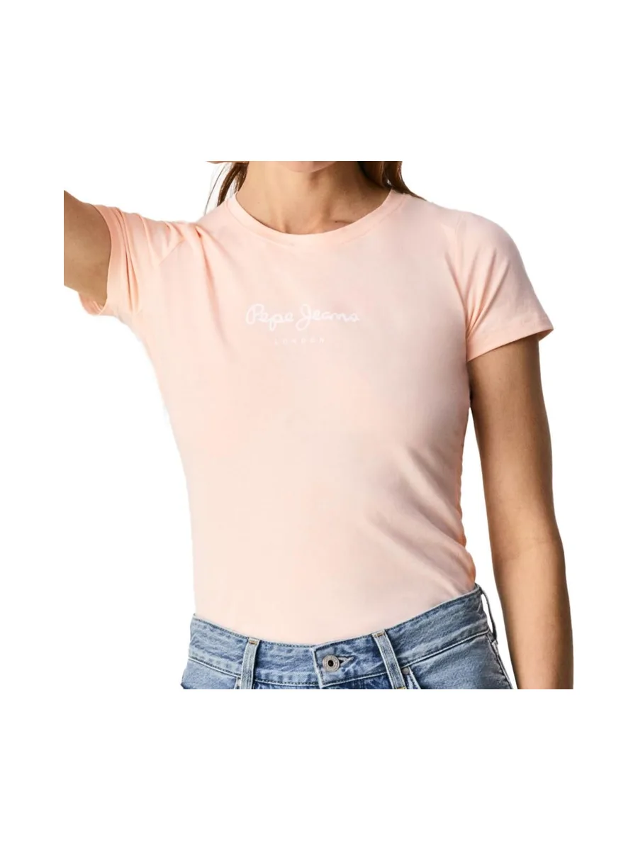 T-shirt Rose Femme Pepe Jeans New Virginia 2