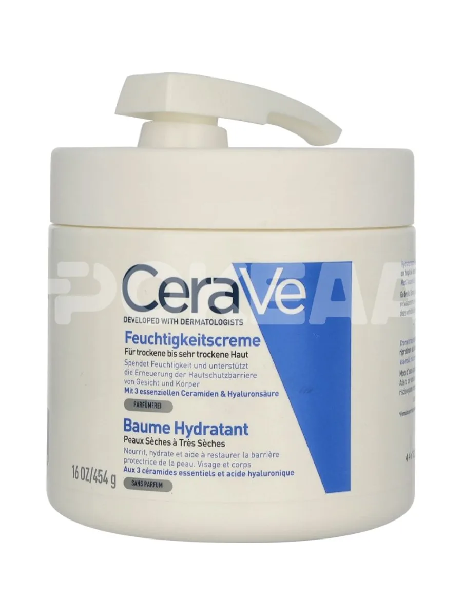 CeraVe Moisturising Cream w/Pump 454g - For Dry To Very Dry Skin 1