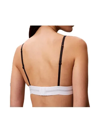 Soutien-Gorge Noir Femme Calvin Klein Jeans Unlined Triangle 2