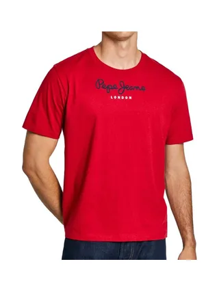T-shirt Rouge Homme Pepe jeans Eggo SEB 1