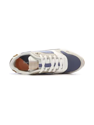 Baskets Bleu/Blanc Homme Pepe jeans Bexley Light Thames 4