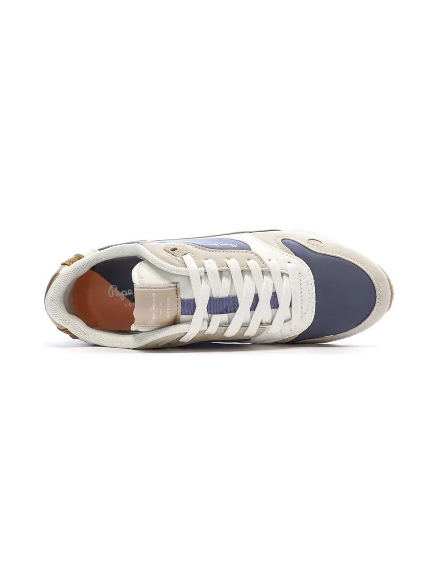 Baskets Bleu/Blanc Homme Pepe jeans Bexley Light Thames 5