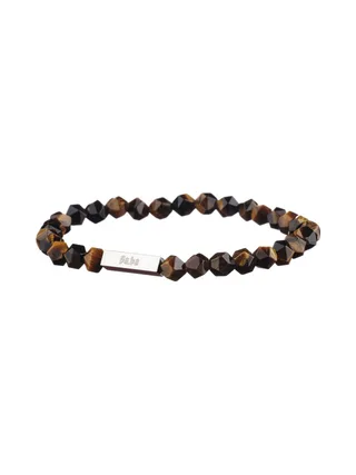 Bracelet Vaugirard marron - pierres naturelles 1