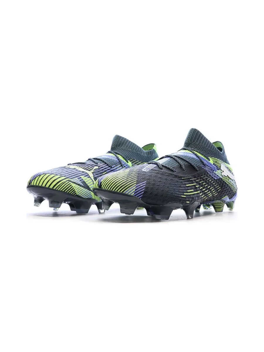 Chaussures de Foot Marines/Vertes Homme Puma Future 7 Ultimate FG/AG 7