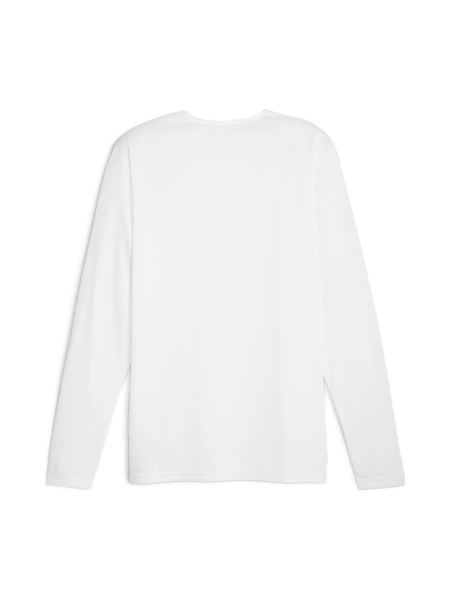 T-Shirt Manches Longues Blanc Homme Puma Hoops Team 3