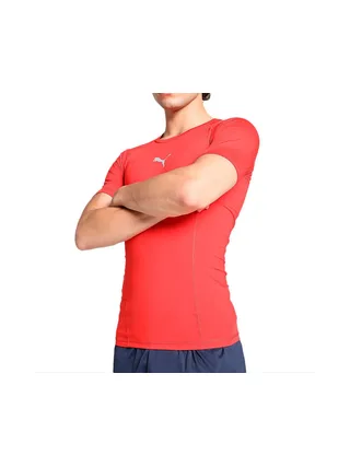 T-Shirt Rouge Homme Puma Liga Baselayer 1