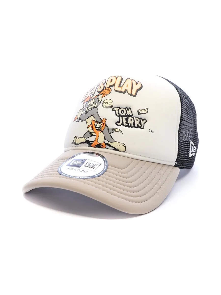Casquette Grise Homme New Era Tom And Jerry Trucker Tomjer 2