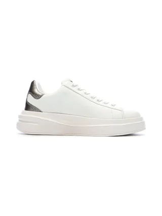 Baskets Blanches/Argent Femme Guess Elbina 2