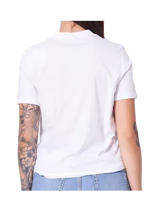 T-Shirt Blanc Femme Calvin Klein Jeans Classic Foil 2