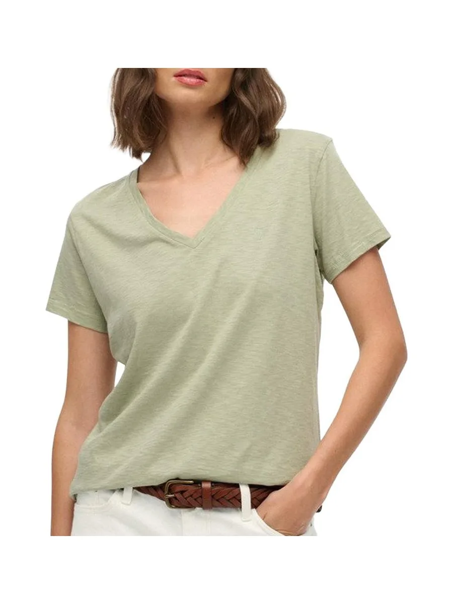 T-Shirt Vert Femme Superdry Studioss 2