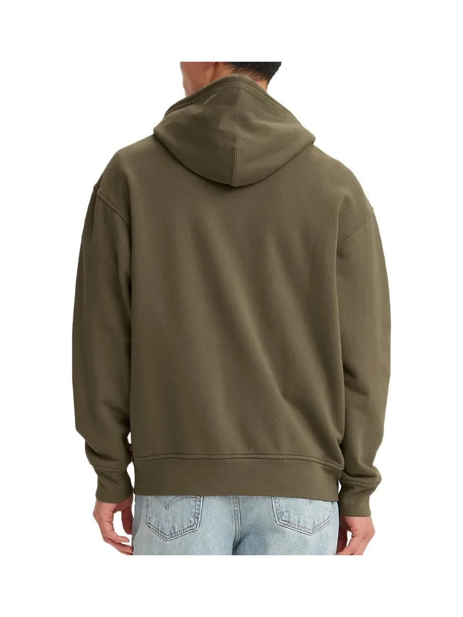 Sweat à Capuche Kaki Homme Levi's fleece 384790 3