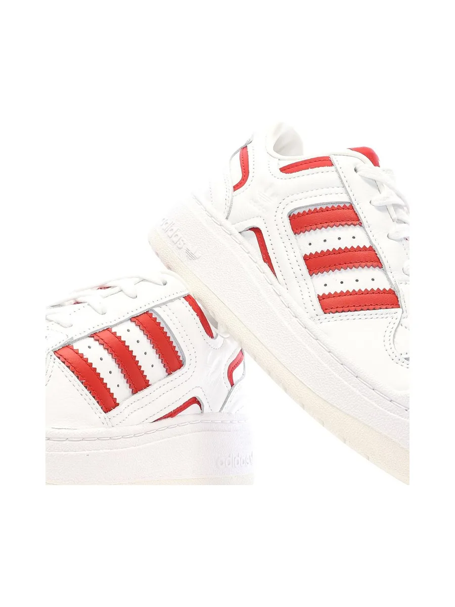 Baskets Blanches/Rouges Femme Adidas Forum Xlg 7