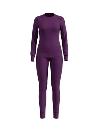Ensemble Thermique Violet Femme Odlo Active 1