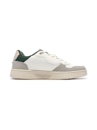 Baskets Blanches/Grises/Vertes Homme Schott Darcy 2