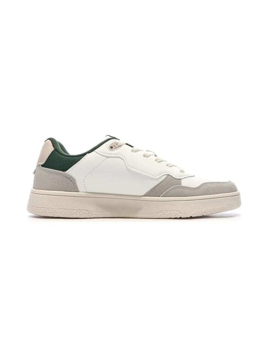 Baskets Blanches/Grises/Vertes Homme Schott Darcy 3
