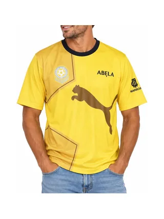 Maillot de Foot Jaune Homme Puma Marscup Saint-Marcel 1