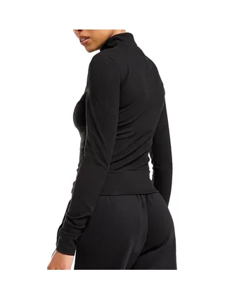 Sweat Zippé Noir Femme Adidas Tracktop 2
