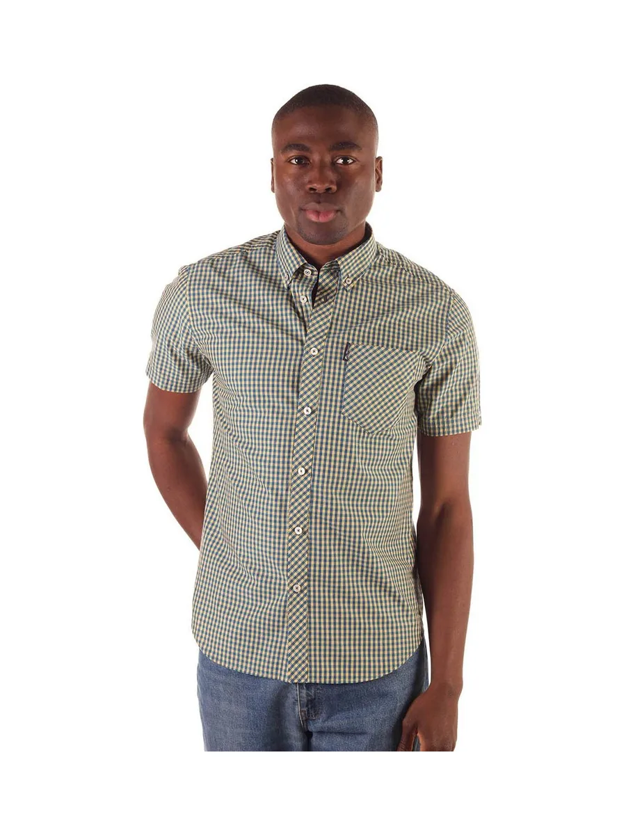 Chemise à carreaux vichy BEN SHERMAN Ss Signature Core 4