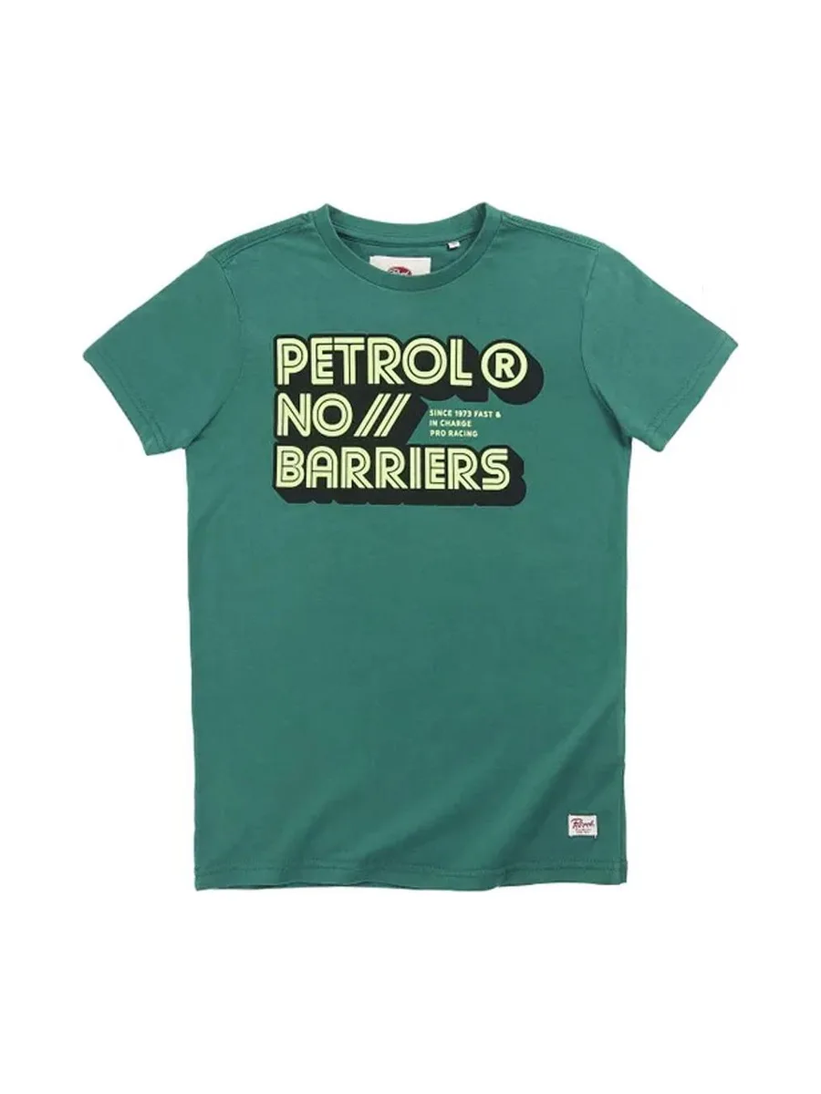 T-shirt Vert Garçon Petrol Industries TSR205 3