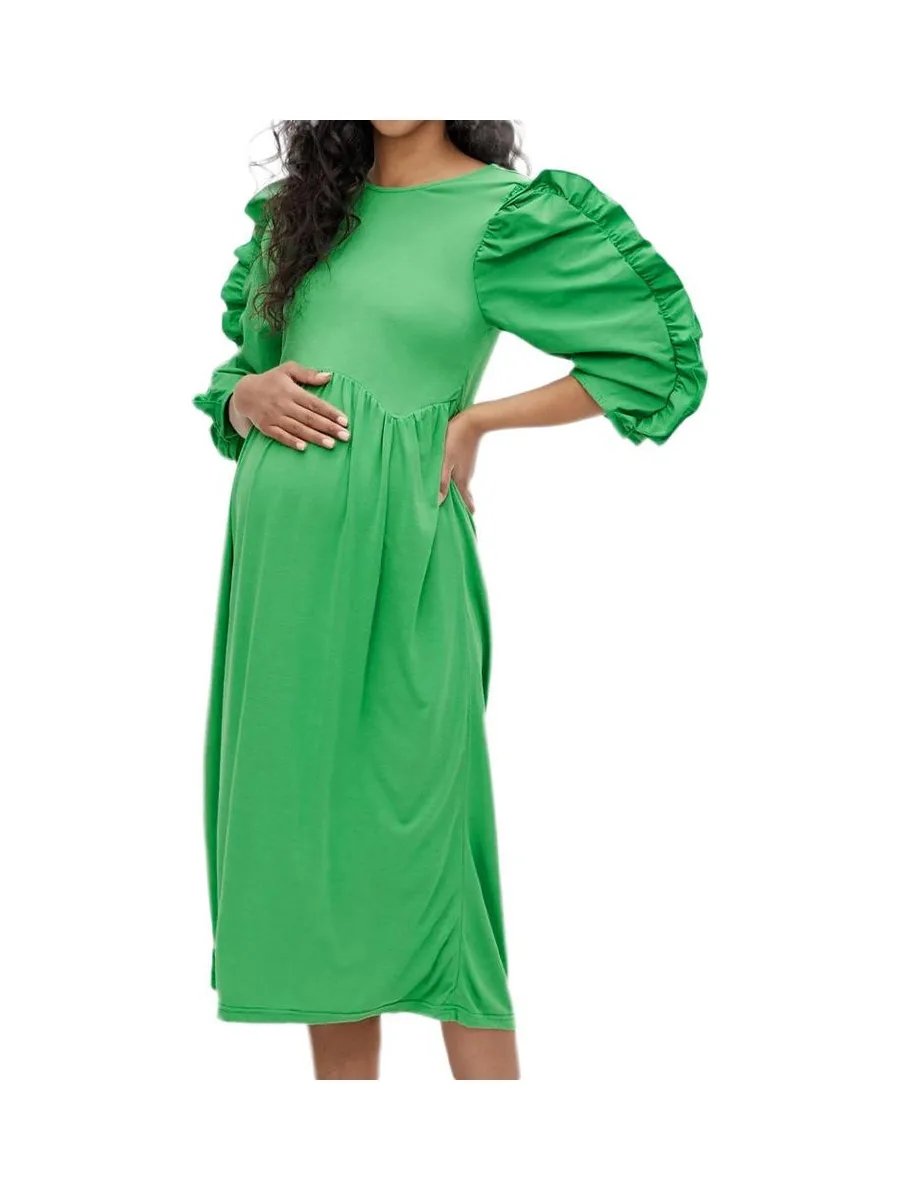 Robe Verte Femme Mamalicious Jorun 2