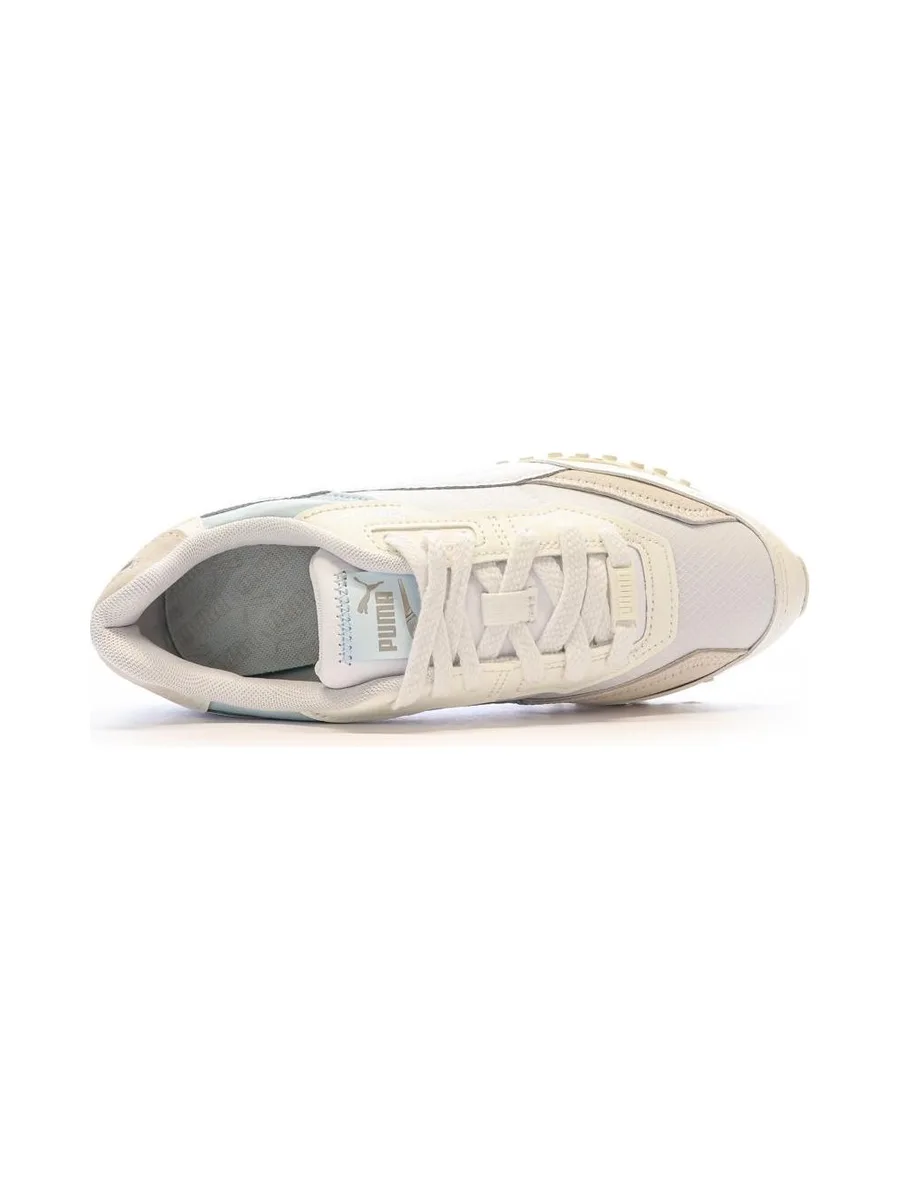 Baskets Beige/Blanc Femme Puma Rider Soft 5