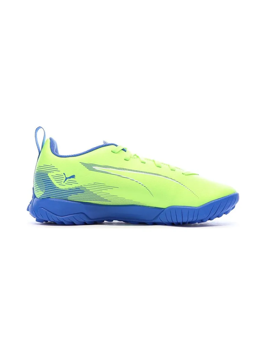 Chaussures de Foot Jaune Fluo Junior Puma Ultra 5 Play TT 2
