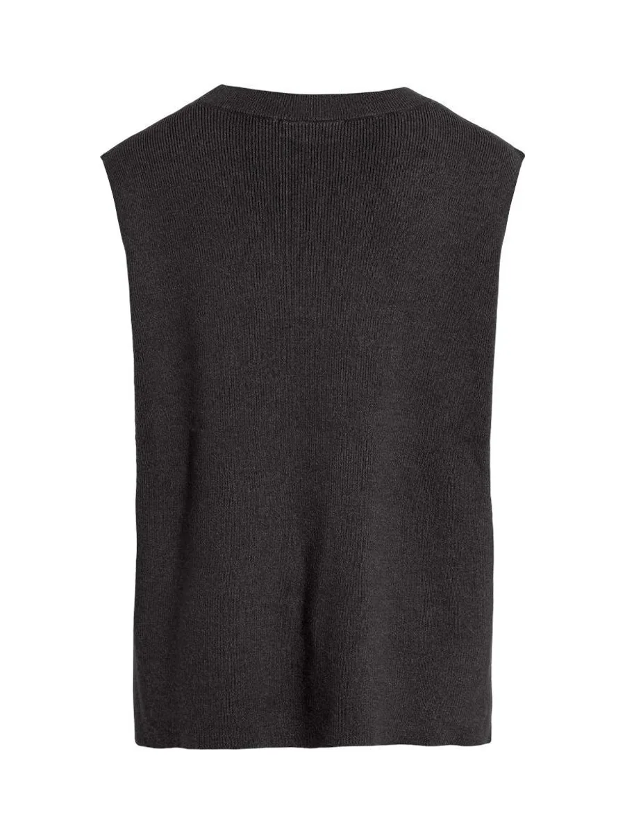 Pull Sans Manches Gris Femme Vila Vichelle 3