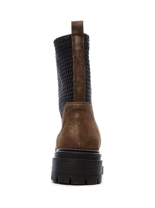Bottines Marron/Noir Femme Geox Iridea 3