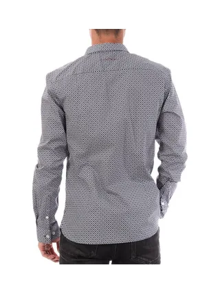 Chemise Bleu Imprimé Homme Teddy Smith Carton Strectch 2