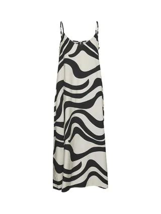 Robe Noir/Beige Femme Vero Moda Lea 2