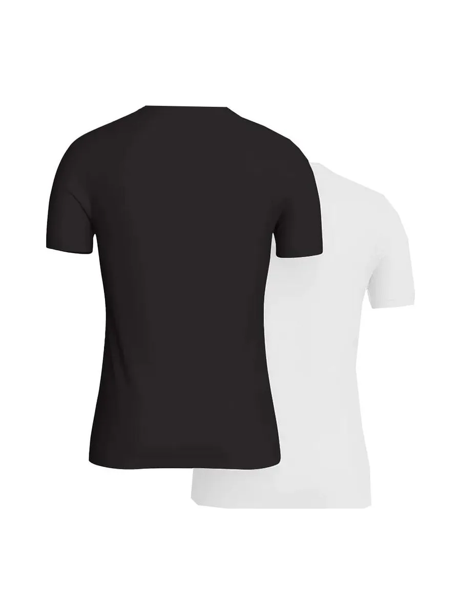 x2 T-Shirt Noir/Blanc Homme Kaporal JIFT 3