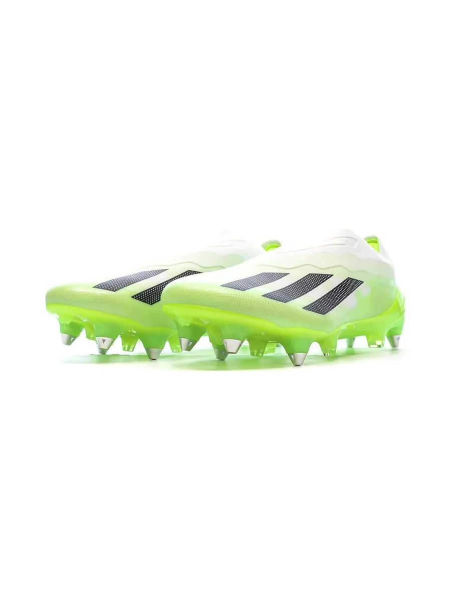 Chaussures de Foot Blanc/Jaune Adidas X Crazyfast.1 Ll SG 7