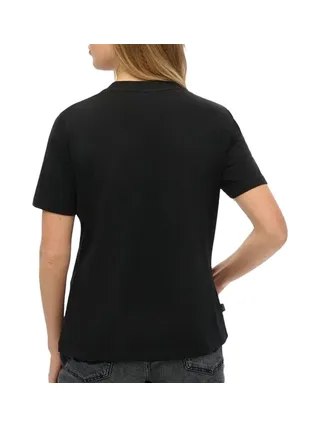 T-Shirt Noir Femme Superdry W1011644A 2