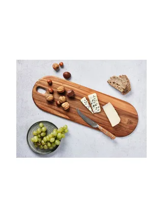 Planche à découper en bois d'acacia ELIN - 55 x 18cm 2