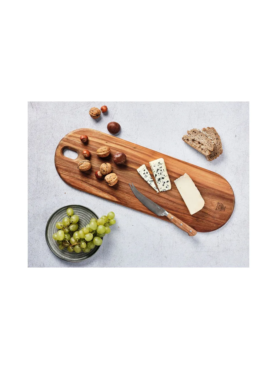 Planche à découper en bois d'acacia ELIN - 55 x 18cm 2