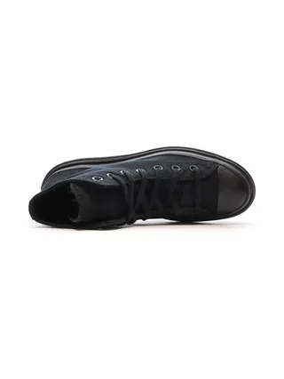 Baskets Noires Femme Converse All Star Lugged 4